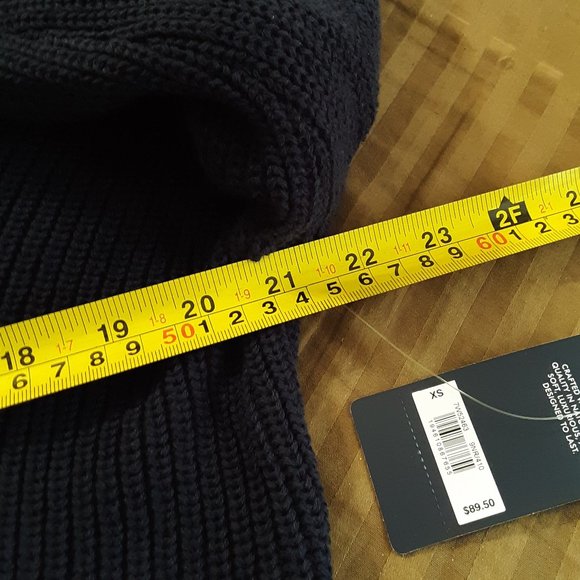 On Trend Lucky Brand Reversible Sweater Sz XS - Picture 6 of 15